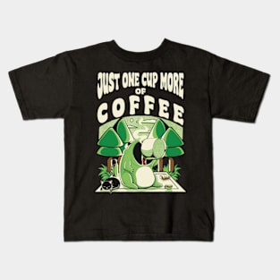 Froggy's Forest Coffee Kids T-Shirt